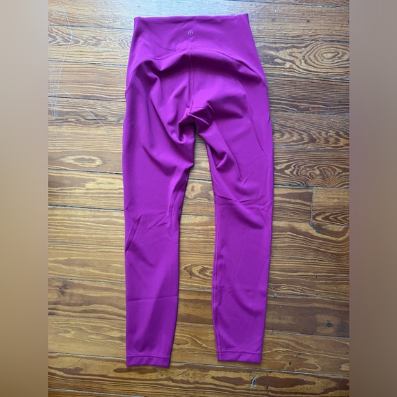 Lululemon Instill Leggings Fuschia Magenta Pink Size 4 - Picture 4 of 6